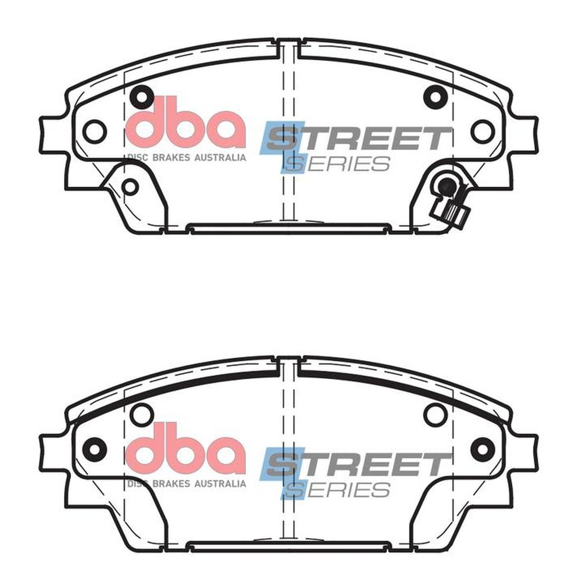 DBA Street Series Brake Pad Set Front DB2330SS