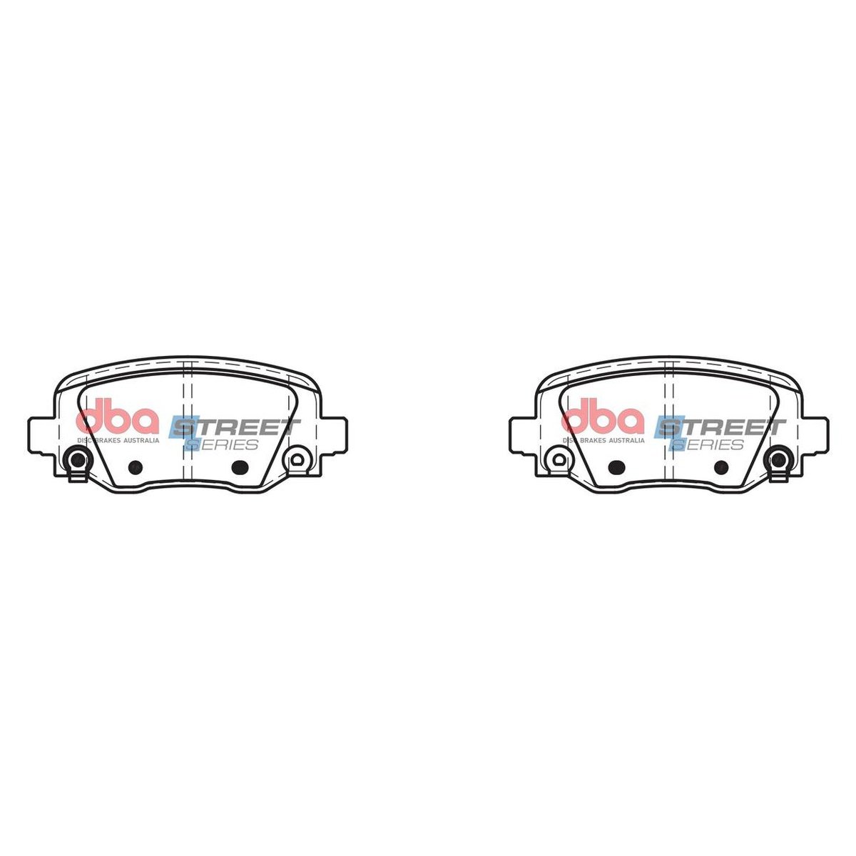 DBA Street Series Brake Pad Set Rear DB2338SS