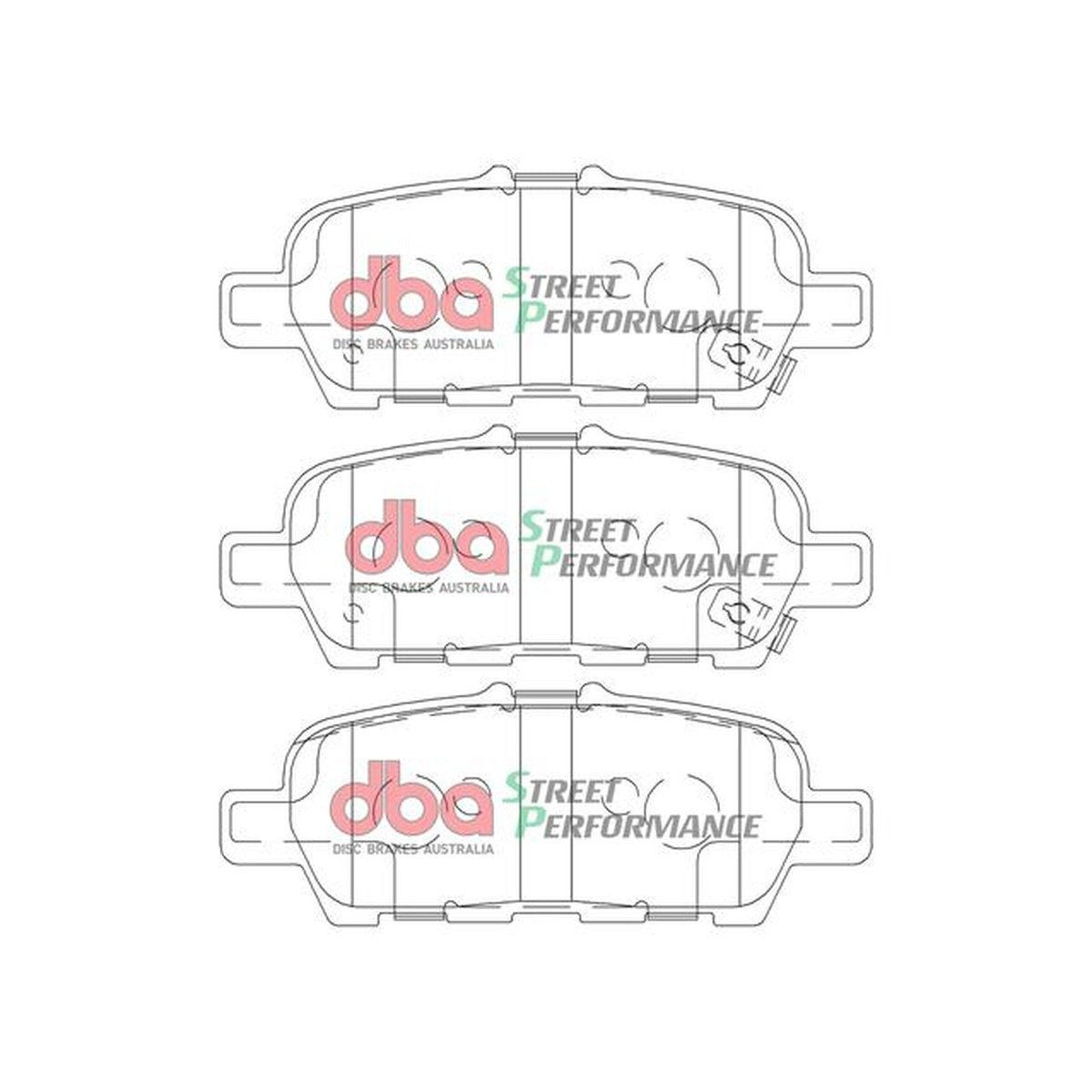 DBA Street Performance Brake Pad Set Rear DB2340SP