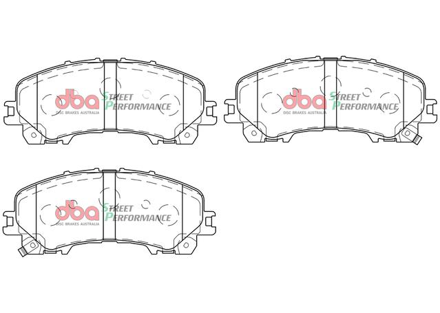 DBA Street Performance Brake Pad Set Front DB2341SP