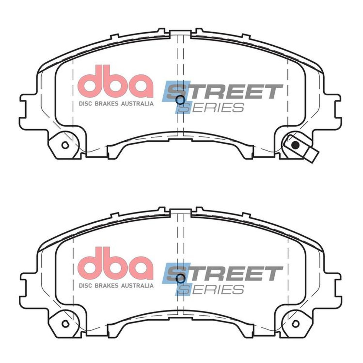 DBA Street Series Brake Pad Set Front DB2341SS