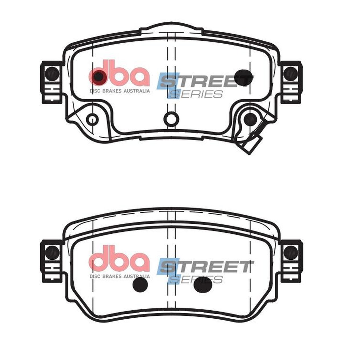 DBA Street Series Brake Pad Set Rear DB2357SS