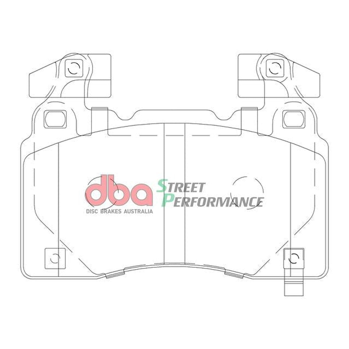 DBA Street Performance Brake Pad Set Front DB2358ASP