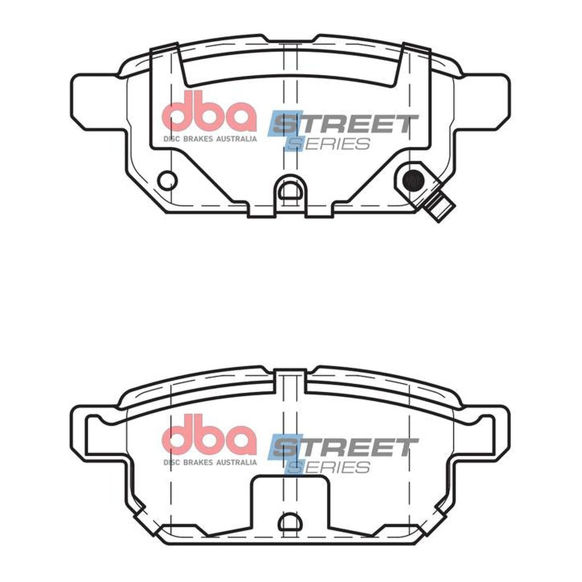 DBA Street Series Brake Pad Set Rear DB2364SS