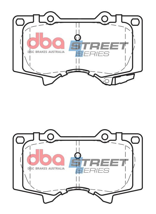DBA Street Series Brake Pad Set Front DB2380SS