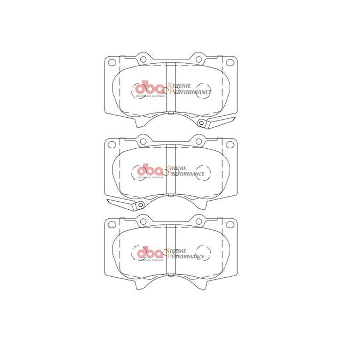 DBA Xtreme Performance Brake Pad Set Front DB2380XP