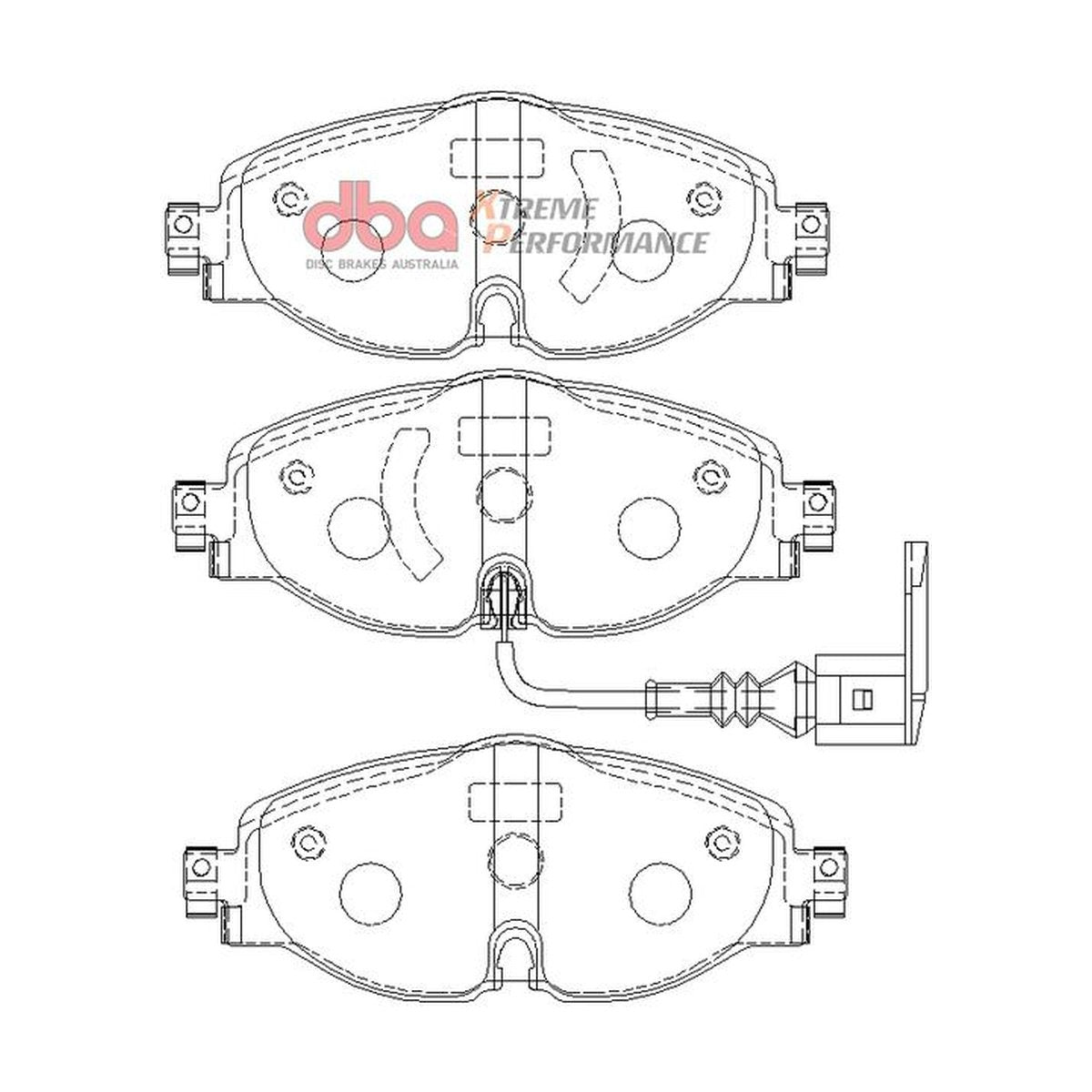 DBA Xtreme Performance Brake Pad Set Front DB2383XP