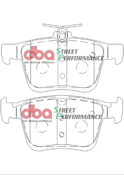 DBA Street Performance Brake Pad Set Rear DB2384SP