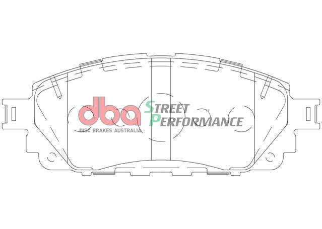 DBA Street Performance Brake Pad Set Front DB2396SP