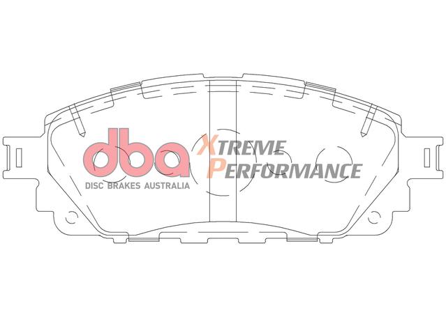 DBA Xtreme Performance Brake Pad Set Front DB2396XP