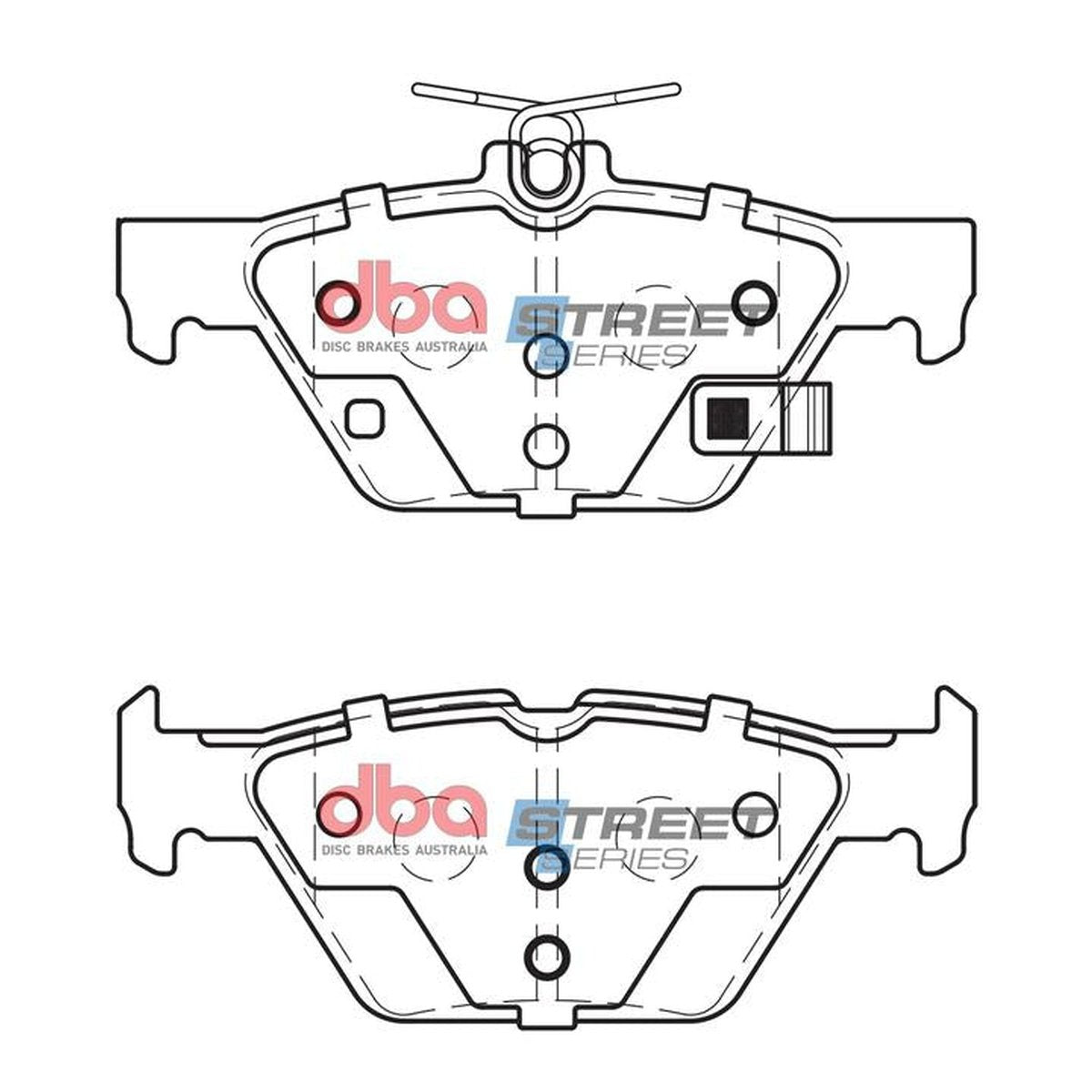 DBA Street Series Brake Pad Set Rear DB2398SS