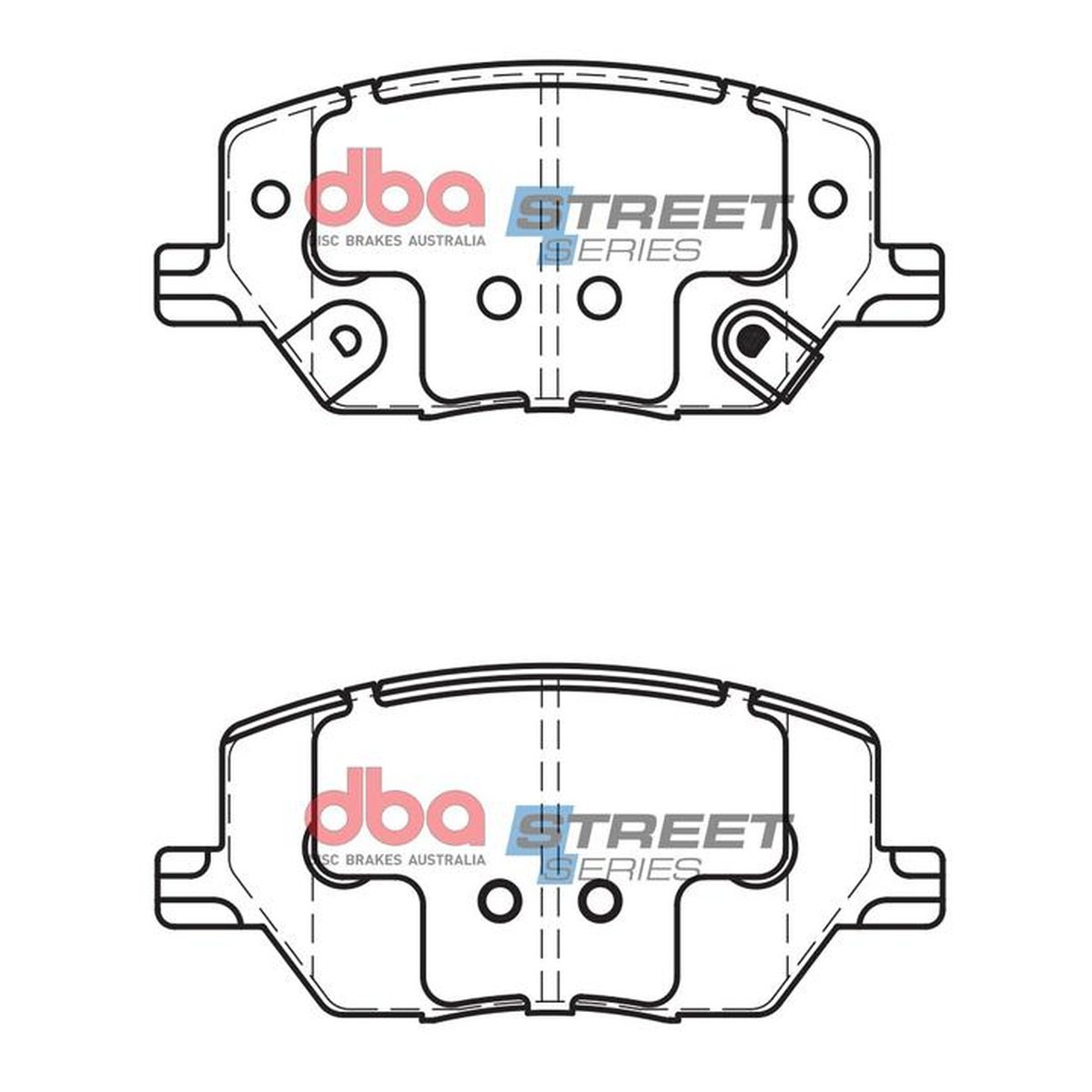 DBA Street Series Brake Pad Set Front DB2399SS