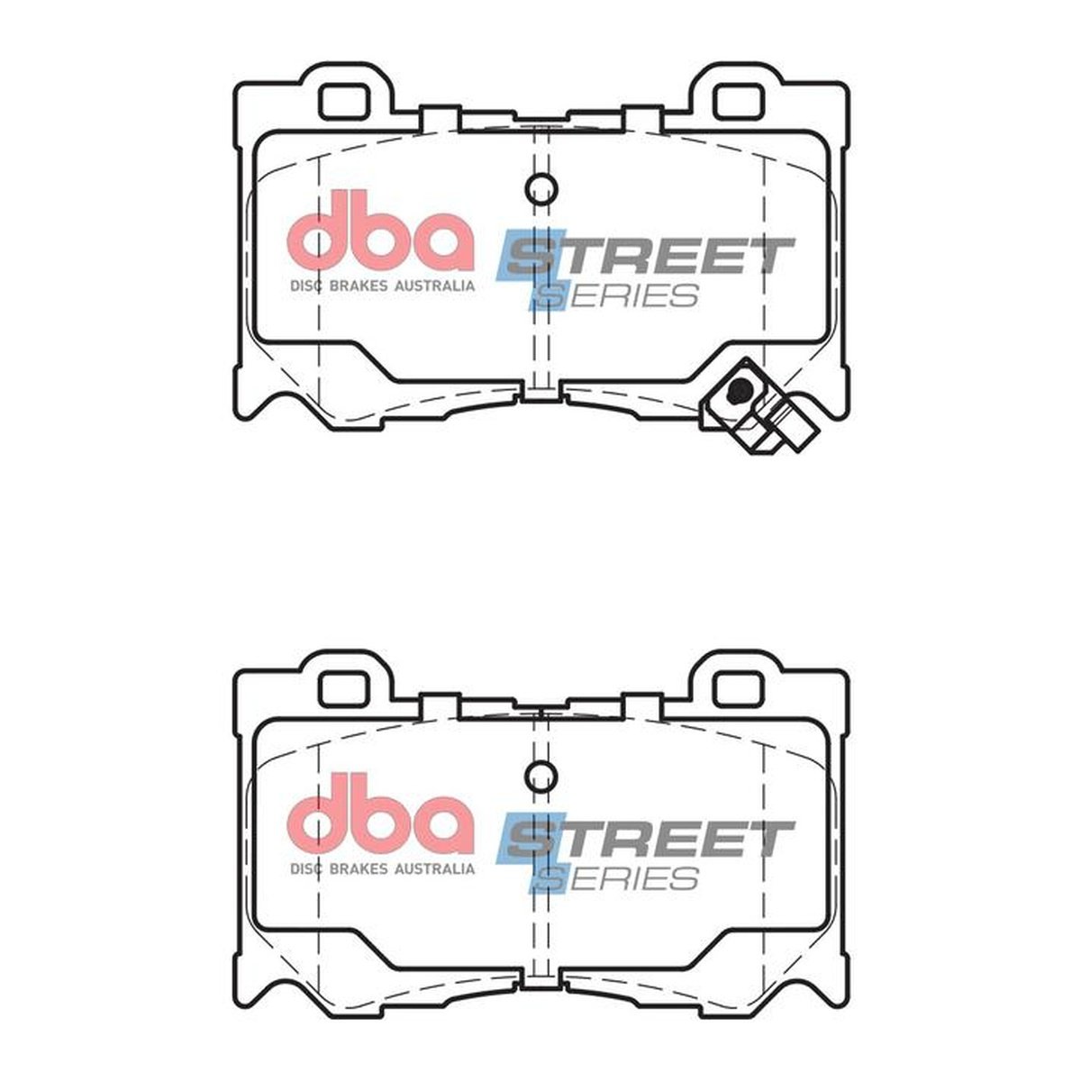 DBA Street Series Brake Pad Set Front DB2400SS