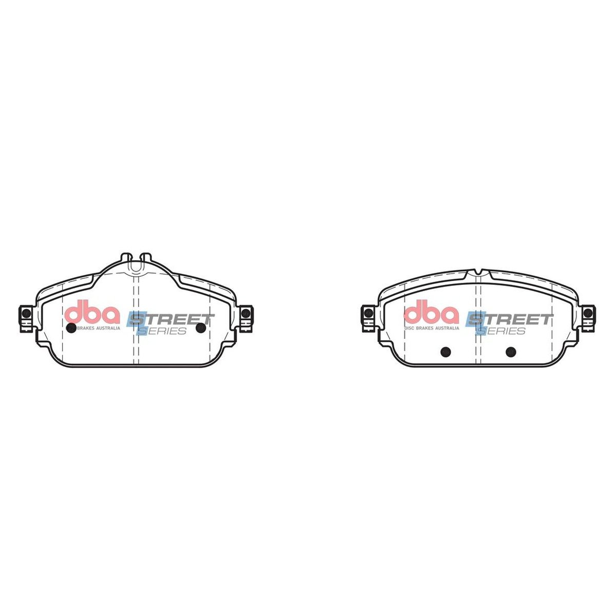 DBA Street Series Brake Pad Set Front DB2403SS