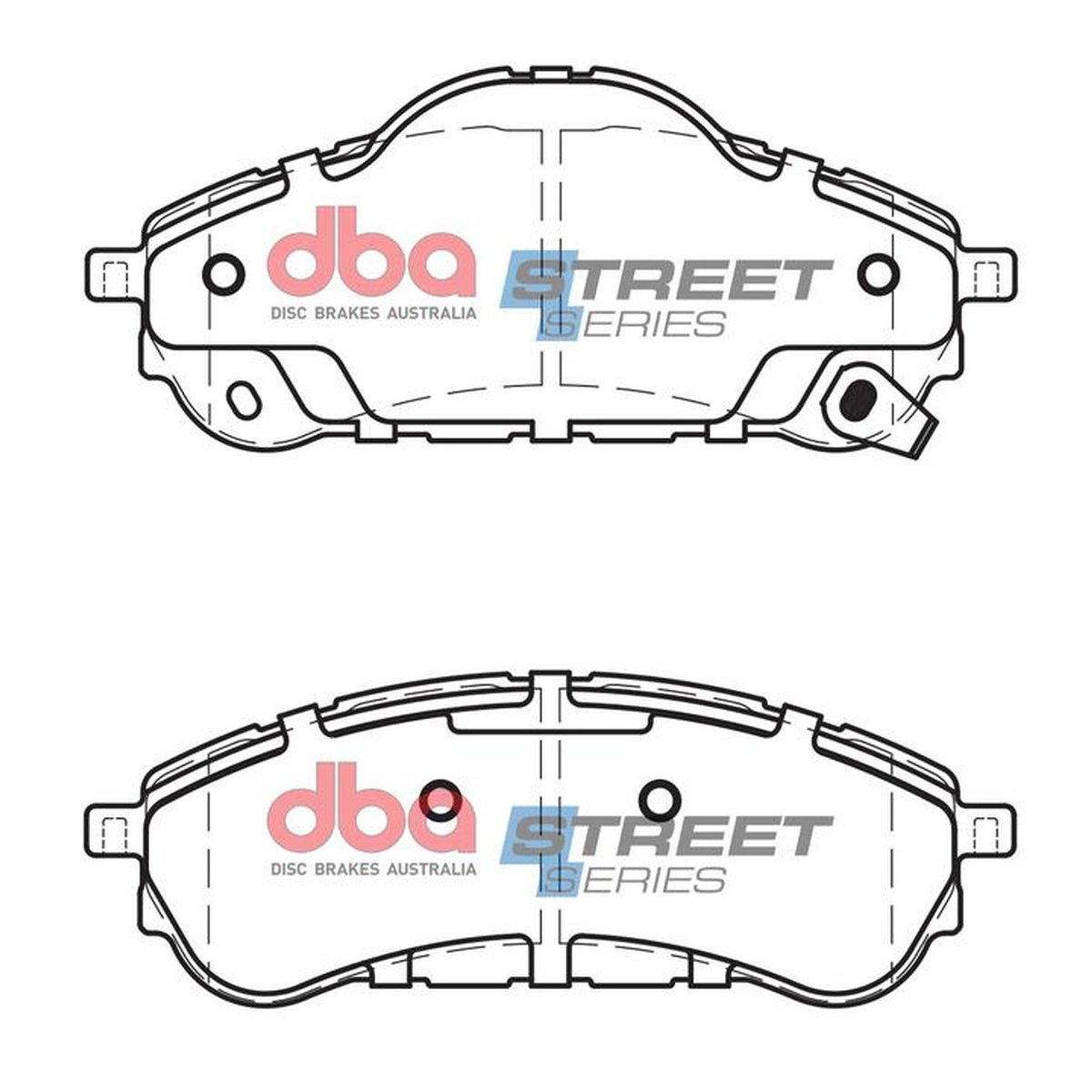DBA Street Series Brake Pad Set Rear DB2411SS