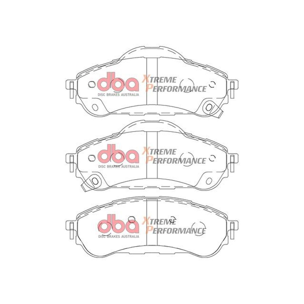 DBA Xtreme Performance Brake Pad Set Rear DB2411XP