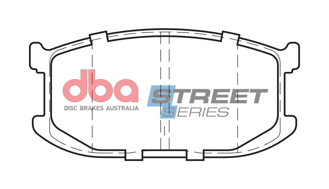 DBA Street Series Brake Pad Set Front DB241SS