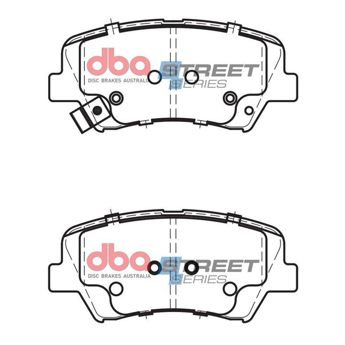 DBA Street Series Brake Pad Set Front DB2443SS