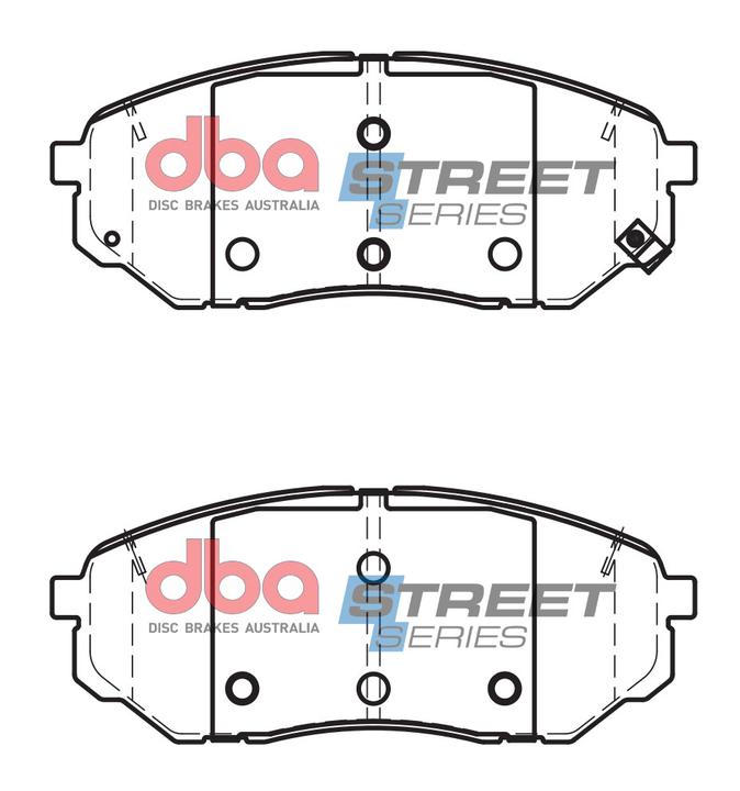 DBA Street Series Brake Pad Set Front DB2446SS