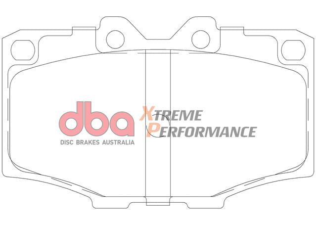 DBA Xtreme Performance Brake Pad Set Front DB288XP