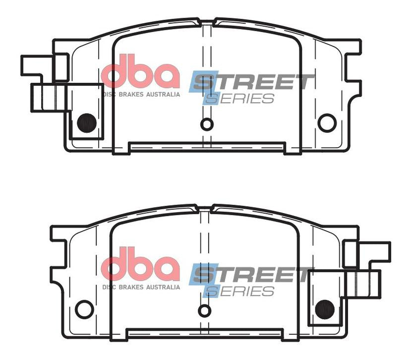 DBA Street Series Brake Pad Set Front DB327SS