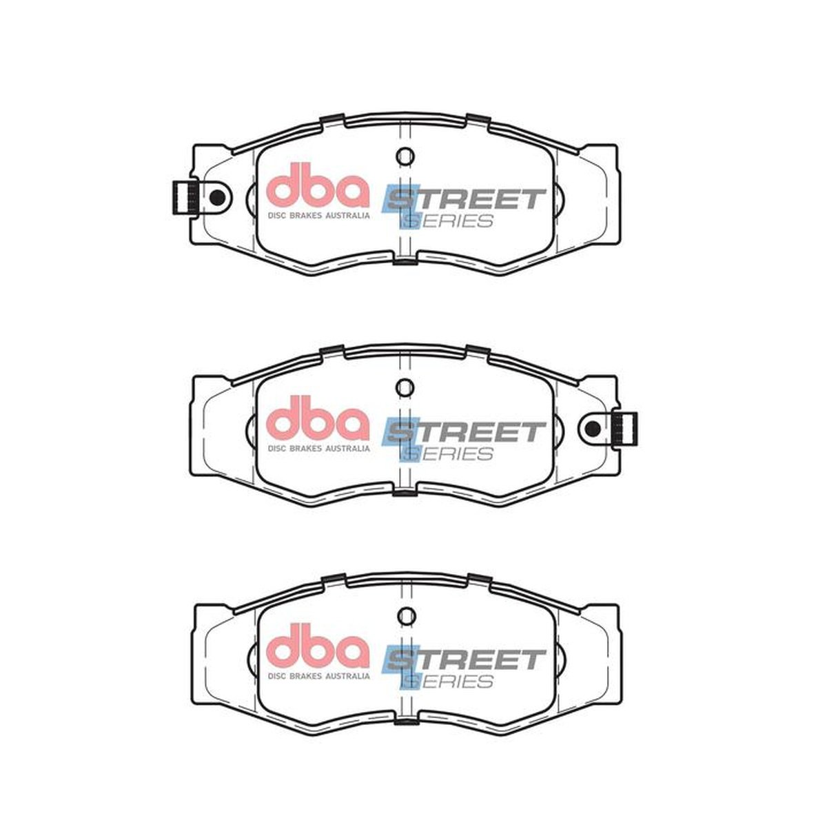 DBA Street Series Brake Pad Set Front DB382SS