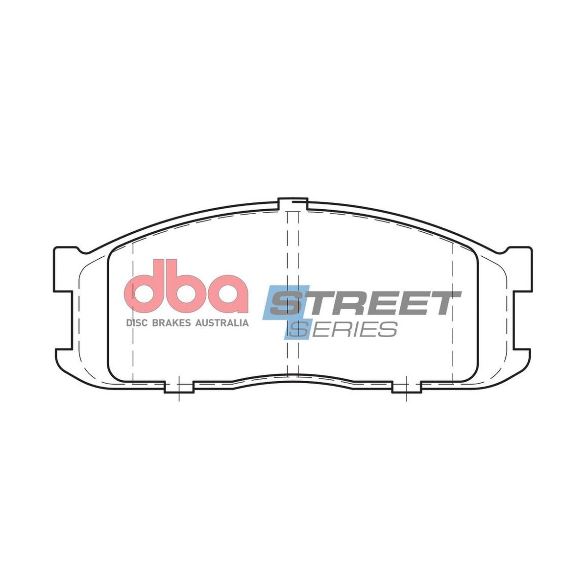 DBA Street Series Brake Pad Set Front DB388SS