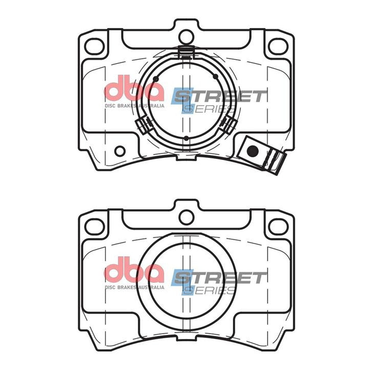 DBA Street Series Brake Pad Set Front DB406SS