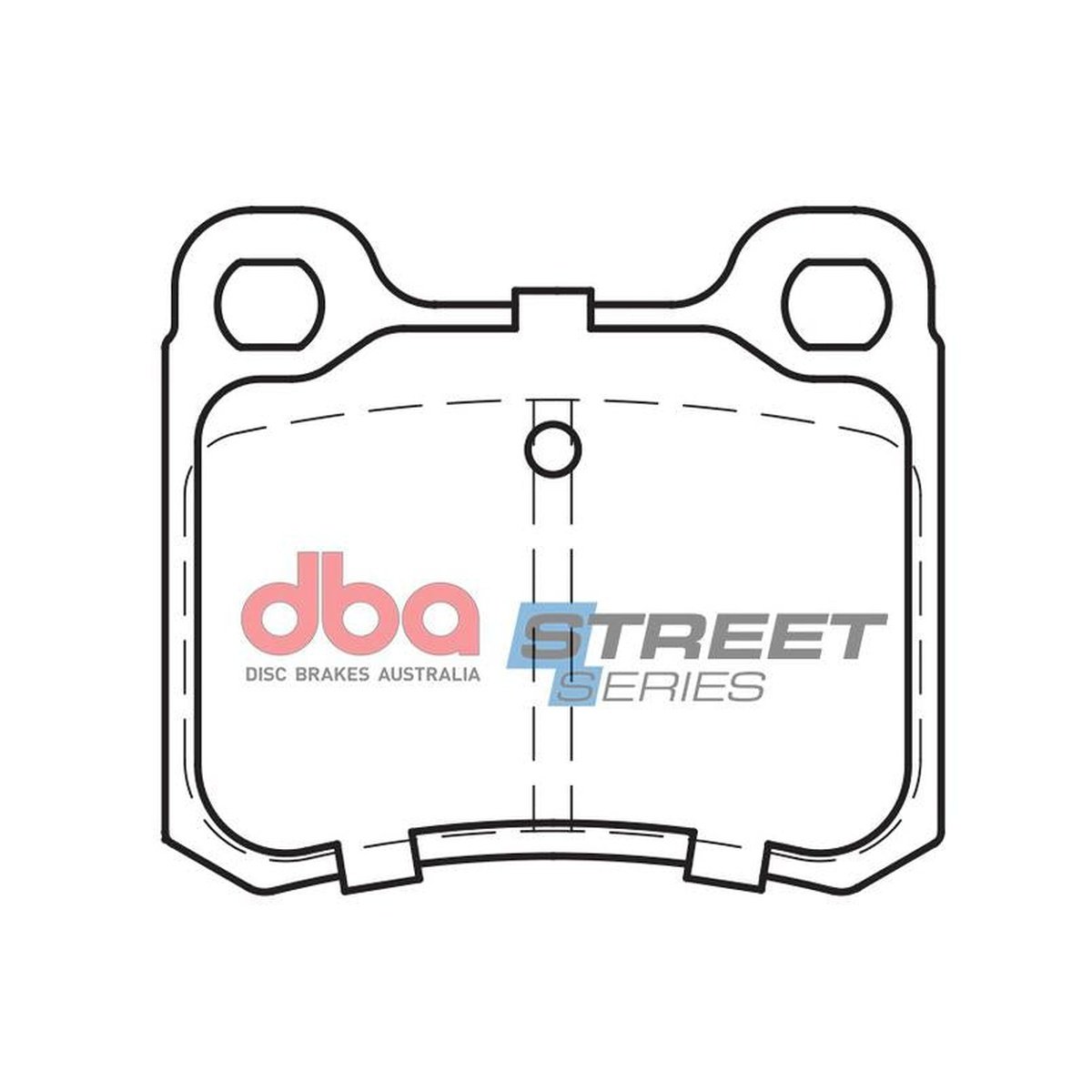 DBA Street Series Brake Pad Set Rear DB433SS