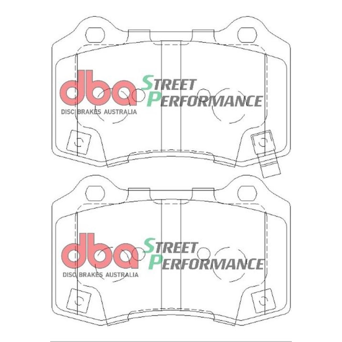 DBA Street Performance Brake Pad Set DB8805SP
