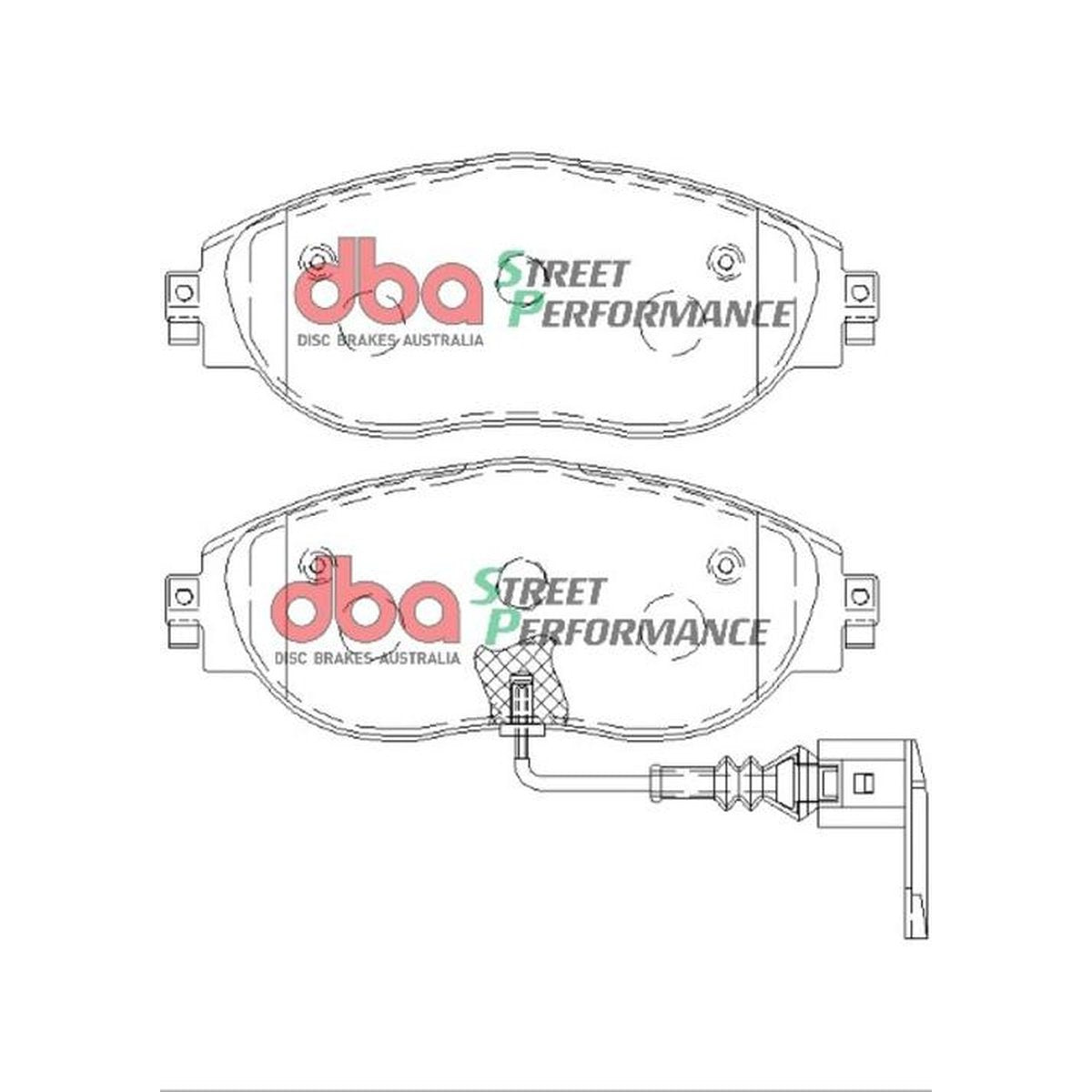 DBA Street Performance Brake Pad Set DB8849SP