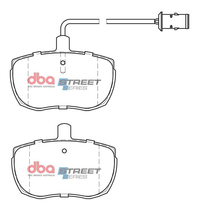 DBA Street Series Brake Pad Set Front DB885SS