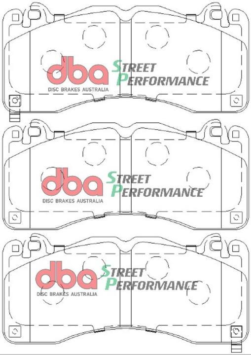 DBA Street Performance Brake Pad Set Front DB9021SP