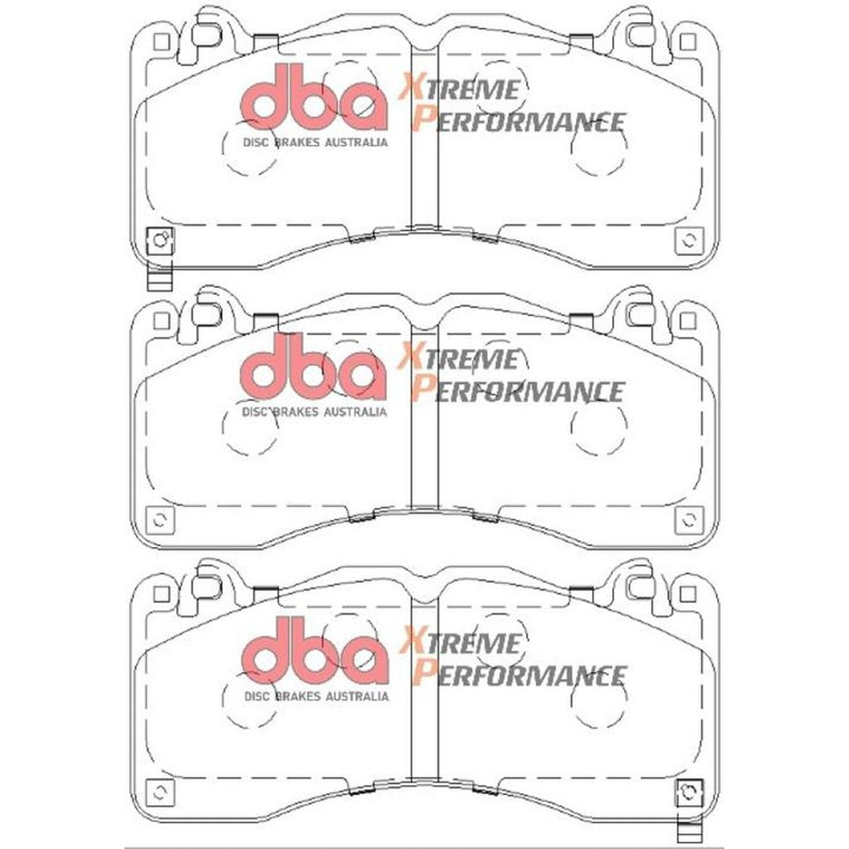 DBA Xtreme Performance Brake Pad Set Front DB9021XP