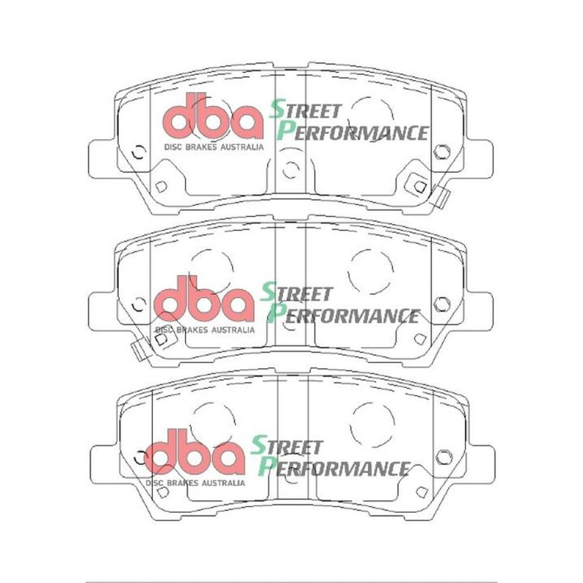 DBA Street Performance Brake Pad Set DB9022SP