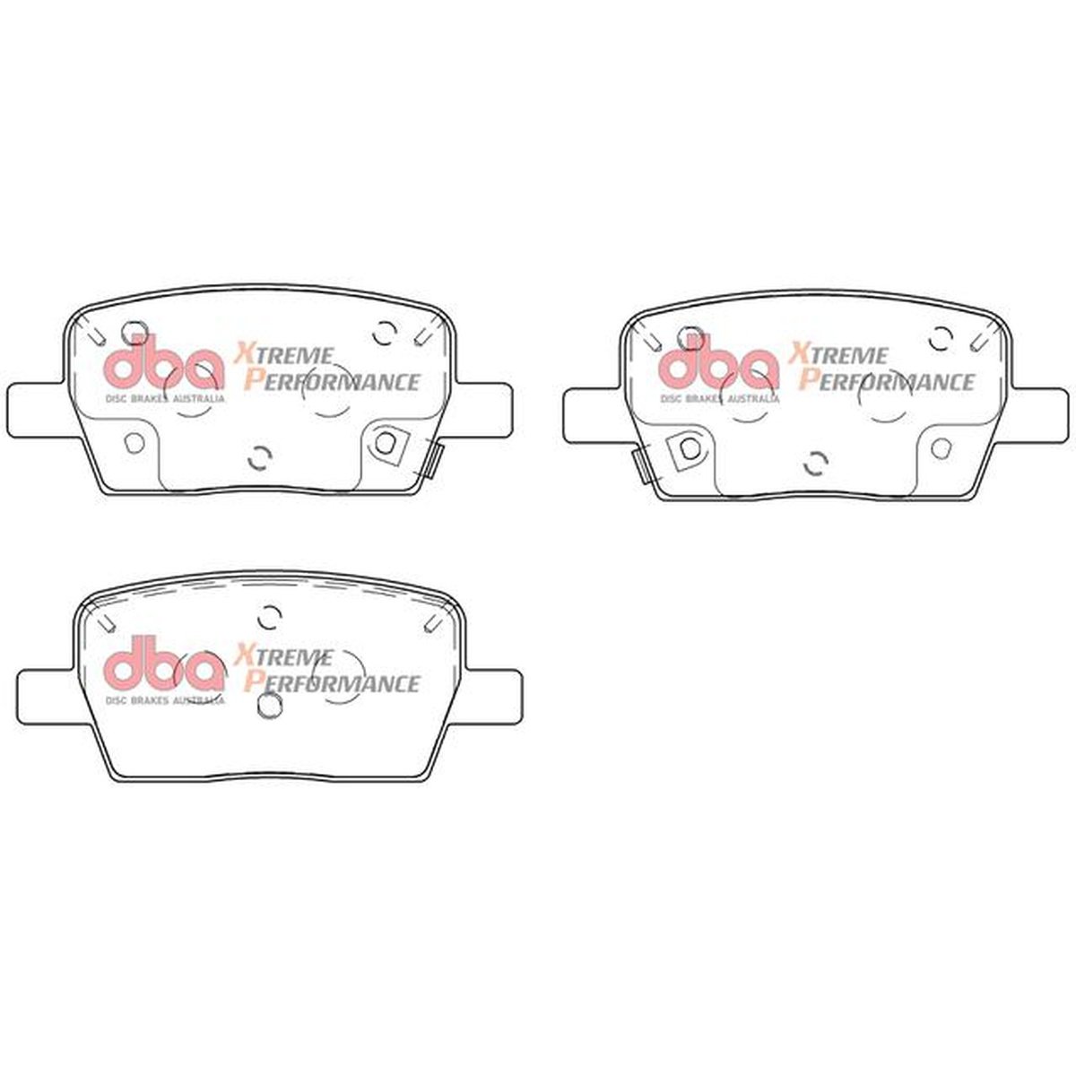 DBA Xtreme Performance Brake Pad Set Rear DB9105XP