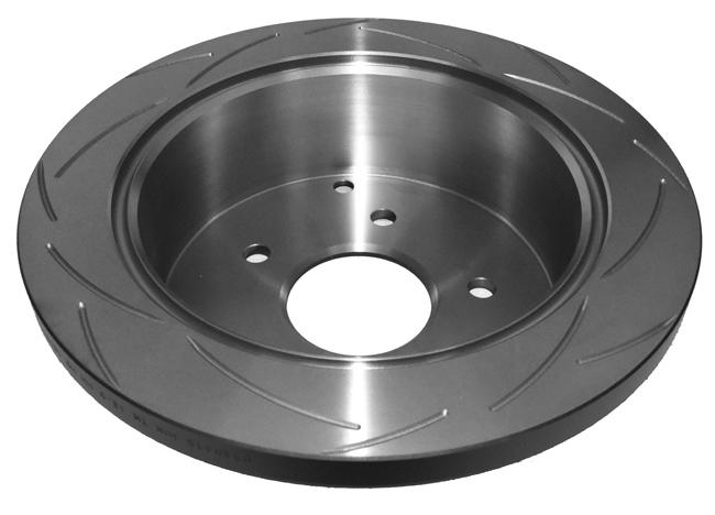 DBA T2 Slotted Brake Rotor Single 286mm Rear DBA041S