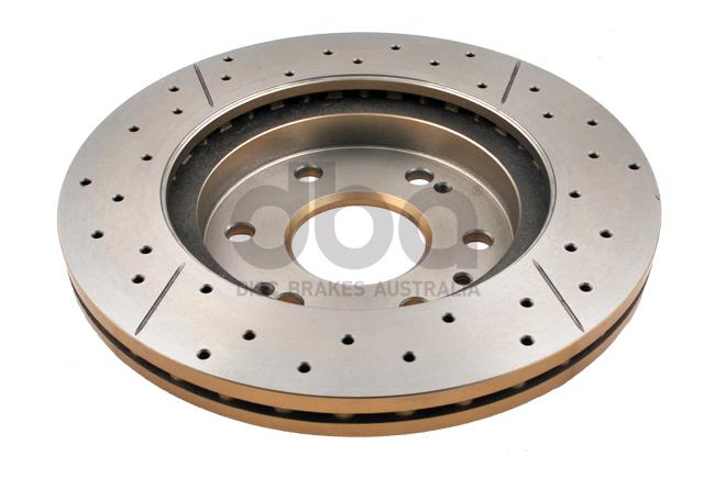 DBA X-Gold Brake Rotor Pair 330mm Front DBA2010X