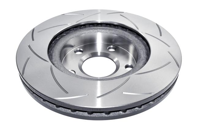 DBA T2 Slotted Brake Rotor Pair 298mm Front DBA2026S