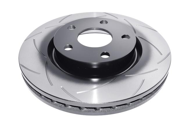DBA T2 Slotted Brake Rotor Pair 298mm Front DBA2026S
