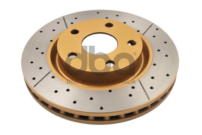 DBA X-Gold Brake Rotor Pair 298mm Front DBA2026X