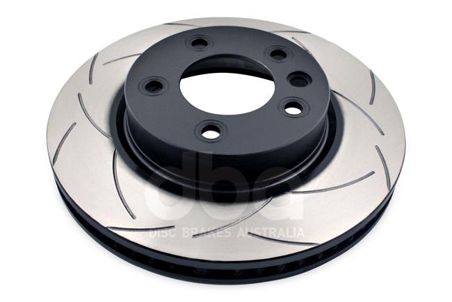 DBA T2 Slotted Brake Rotor Pair 330mm Front DBA2244S