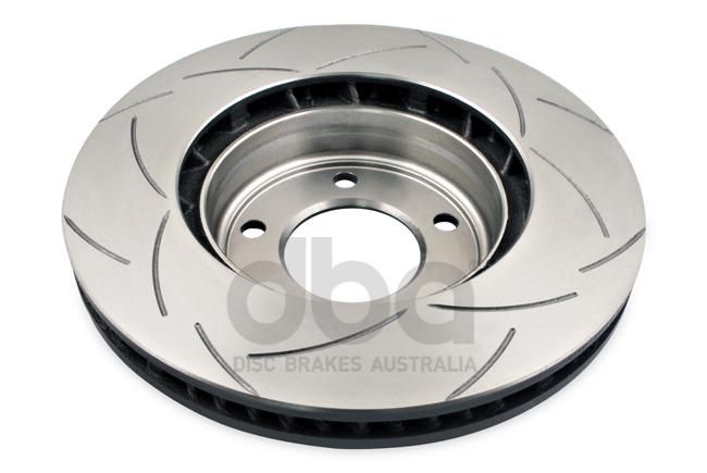 DBA T2 Slotted Brake Rotor Pair 330mm Front DBA2244S