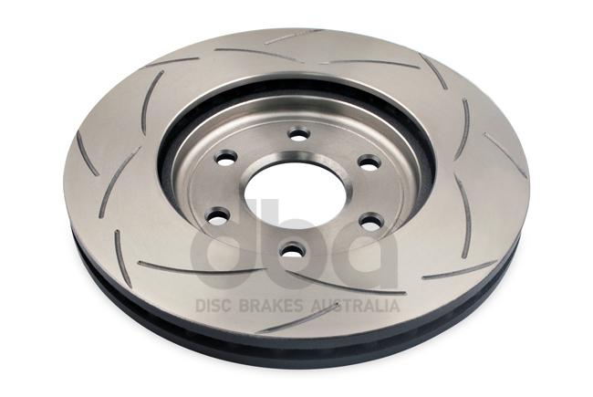 DBA T2 4x4 Slotted Brake Rotor Pair 296mm Front DBA2310S