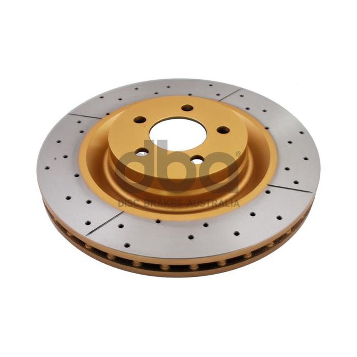 DBA X-Gold Brake Rotor Pair 360mm Front DBA2444X