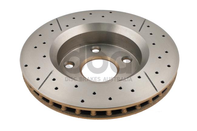 DBA X-Gold Brake Rotor Pair 302mm Front DBA2536X