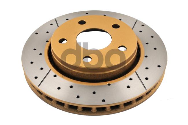 DBA X-Gold Brake Rotor Pair 302mm Front DBA2536X