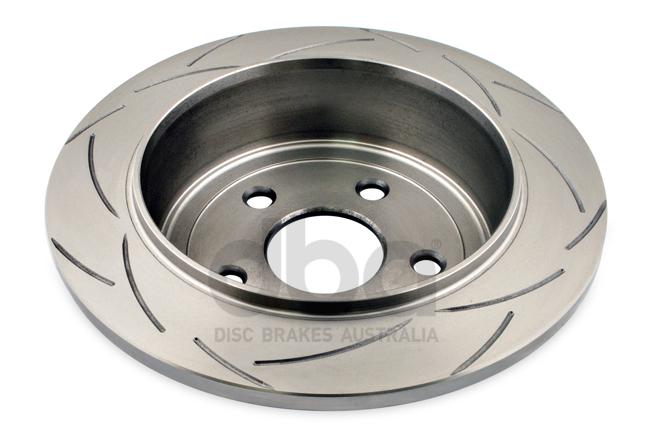 DBA T2 4x4 Slotted Brake Rotor Pair 316mm Rear DBA2537S