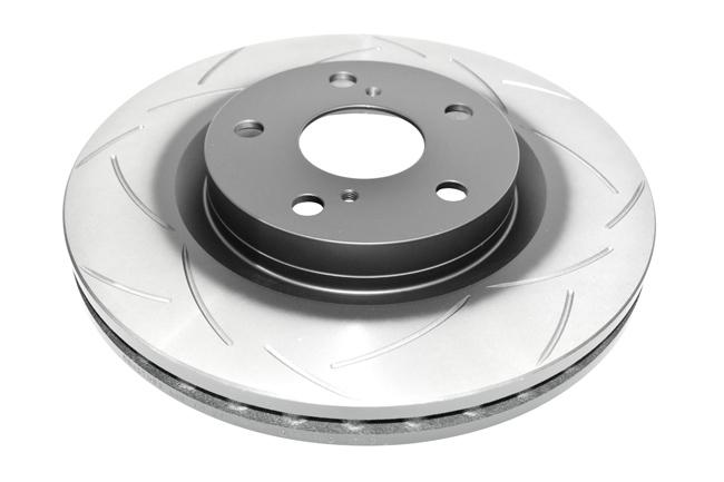 DBA T2 Slotted Brake Rotor Pair 296mm Front DBA2709S