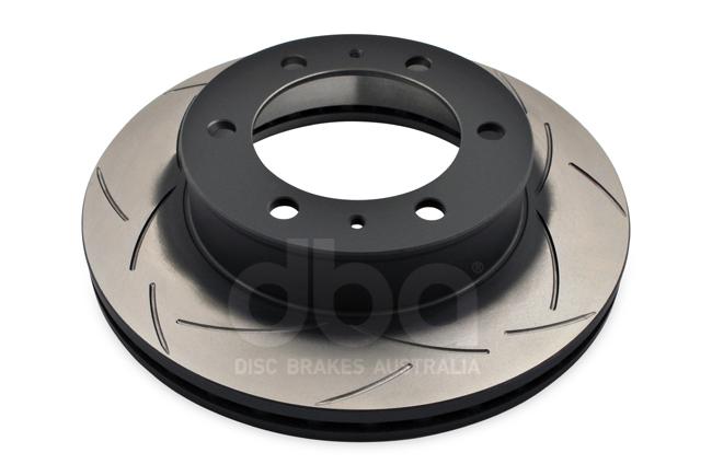 DBA T2 4x4 Slotted Brake Rotor Pair 297mm Front DBA2714S